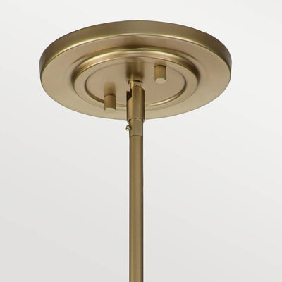 Moderner Luxus Geometrische Trommel Messing Finish Geriffelte Glasschirm 3-Licht Kronleuchter Für Wohnzimmer 