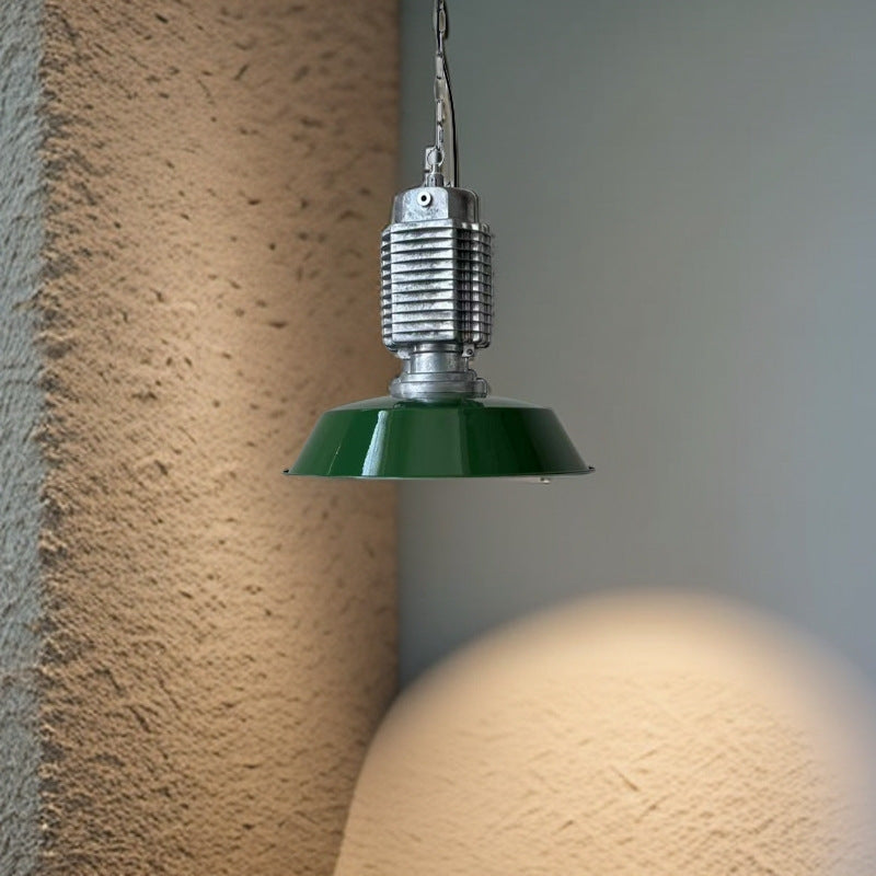 Lámpara colgante de aluminio con círculo geométrico escandinavo contemporáneo de 1 luz para comedor 