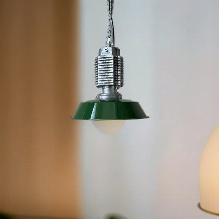 Lámpara colgante de aluminio con círculo geométrico escandinavo contemporáneo de 1 luz para comedor 