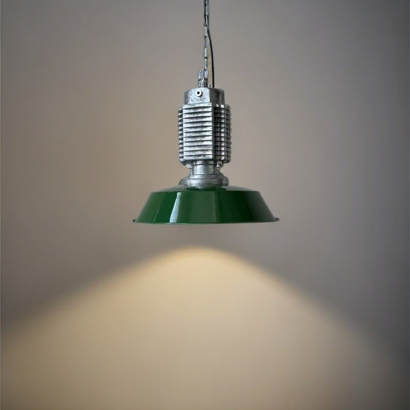Lámpara colgante de aluminio con círculo geométrico escandinavo contemporáneo de 1 luz para comedor 