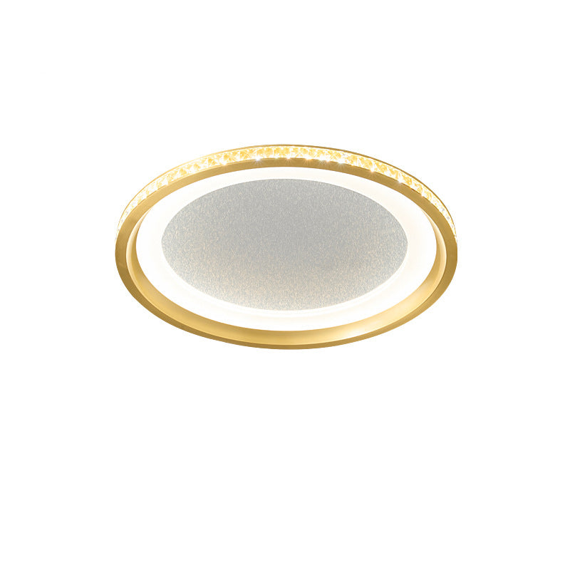 Moderne Luxus Aluminium Kristall Sternenhimmel Acryl Runde LED Deckenleuchte für Schlafzimmer 