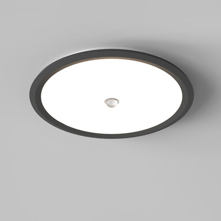 Plafonnier LED moderne minimaliste en fer et aluminium géométrique avec abat-jour en acrylique pour salon 