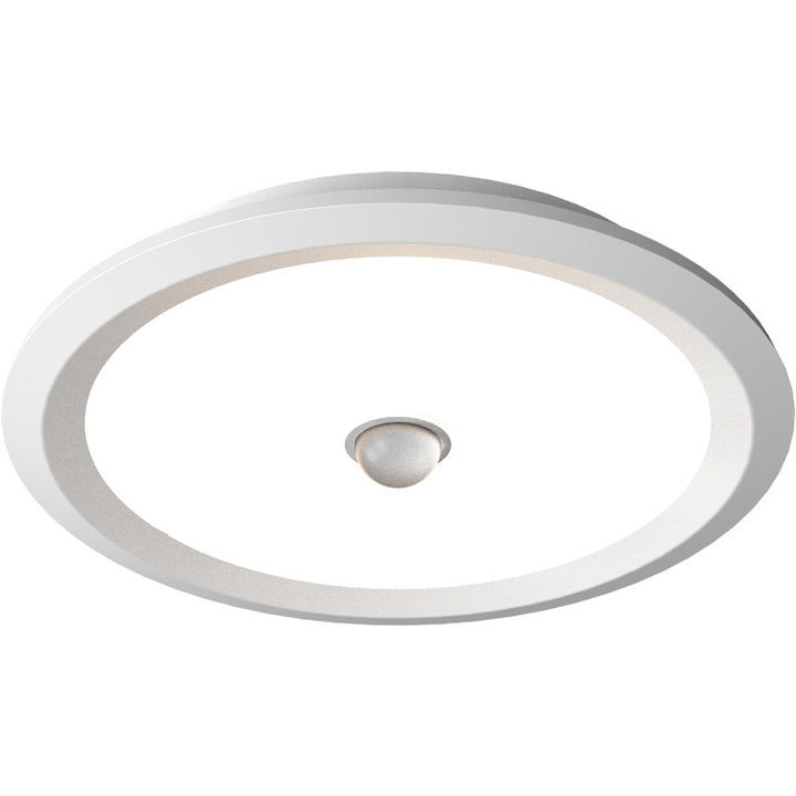 Plafonnier LED moderne minimaliste en fer et aluminium géométrique avec abat-jour en acrylique pour salon 
