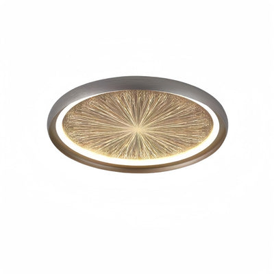 Contemporary Creative Firework Meteor Shower Aluminum PC LED Flush Mount Ceiling Light For Living Room