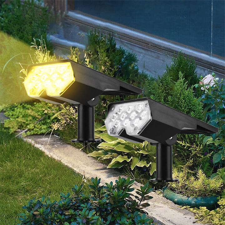 Luz de césped para jardín contemporánea industrial ABS PC solar impermeable LED insert 