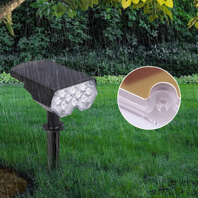 Zeitgenössisches industrielles ABS PC Solar wasserdichtes LED-Einsteck-Landschafts-Rasenlicht für den Garten 
