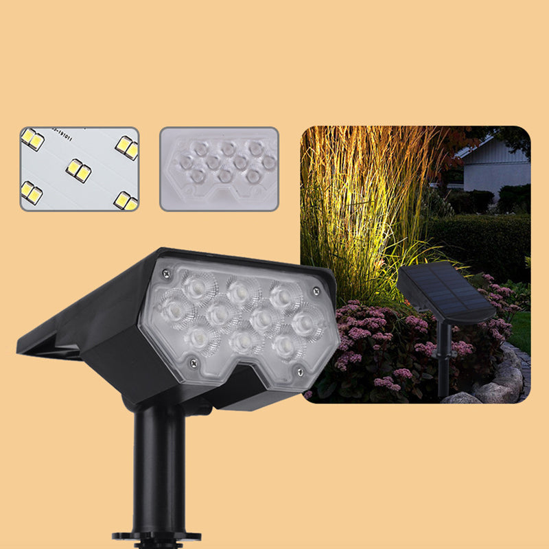 Lumière de pelouse paysagère à LED solaire étanche en ABS PC industriel contemporain pour jardin 