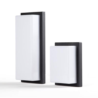Applique murale extérieure étanche à LED en forme de cube en aluminium minimaliste moderne pour patio extérieur 