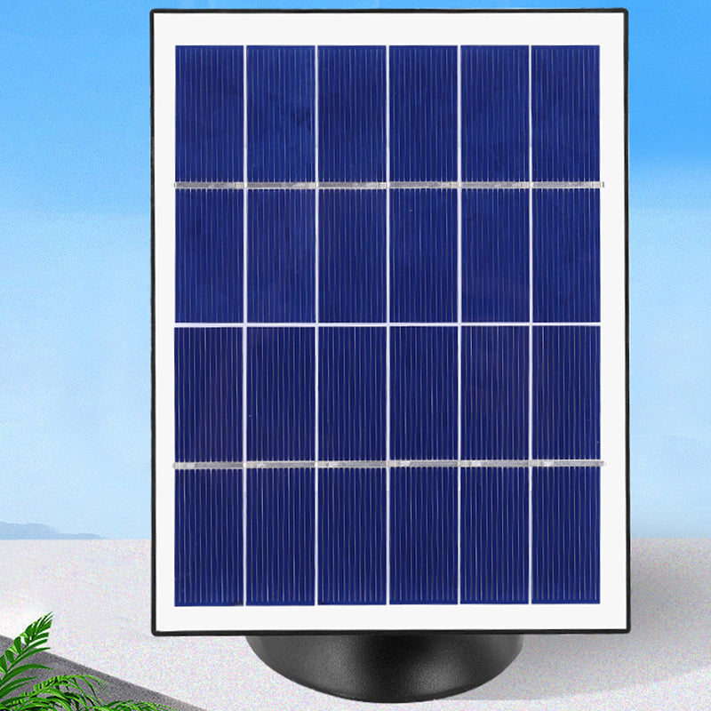 Projecteur mural solaire LED contemporain en aluminium industriel avec projection dynamique d&