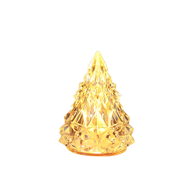 Lampe de table contemporaine créative en plastique LED iceberg lumineux pour chambre à coucher 