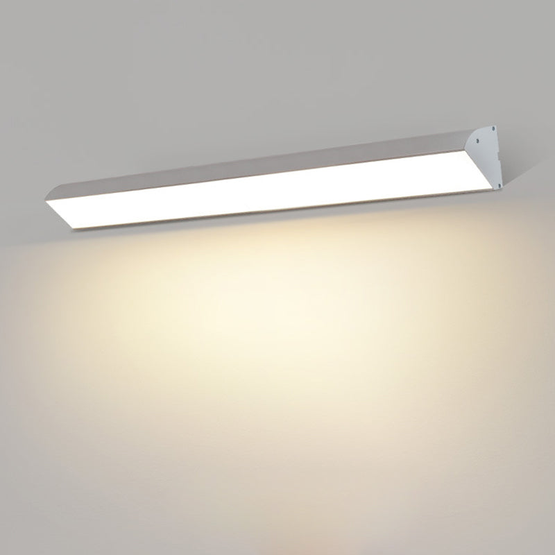 Lámpara de Aplique de Pared Impermeable LED de Aluminio en Línea Larga de Simplicidad Moderna para Patio Exterior 