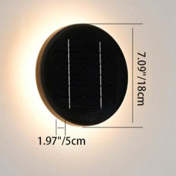 Lámpara de Aplique de Pared Exterior LED Cuadrada Geométrica Minimalista Moderna de Aluminio Impermeable para Patio Exterior 