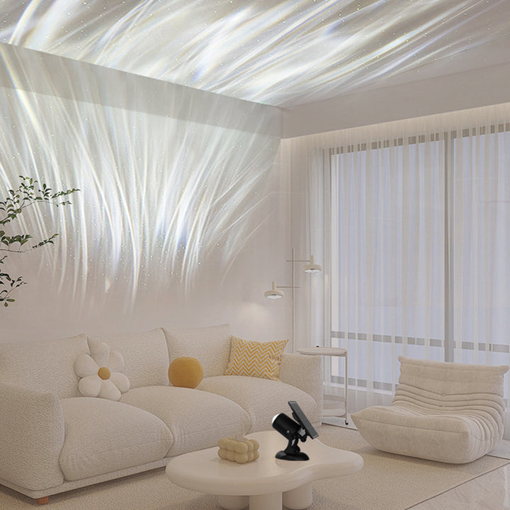 Zeitgenössische industrielle dynamische drehbare Aurora Aluminium LED Solar Wandleuchte Spotlight für den Garten 