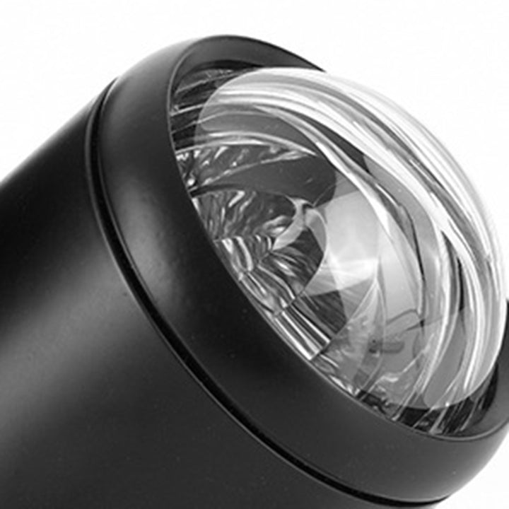 Zeitgenössische industrielle dynamische drehbare Aurora Aluminium LED Solar Wandleuchte Spotlight für den Garten 
