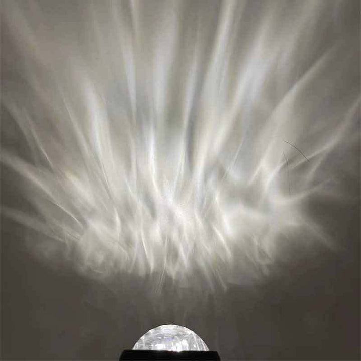 Zeitgenössische industrielle dynamische drehbare Aurora Aluminium LED Solar Wandleuchte Spotlight für den Garten 