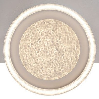 Modern Minimalist Round Iron Acrylic Starry Sky LED Flush Mount Ceiling Light For Bedroom