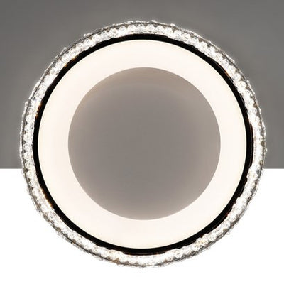 Contemporary Simplicity Hardware Acrylic Geometric Circle LED Flush Mount Ceiling Light For Bedroom