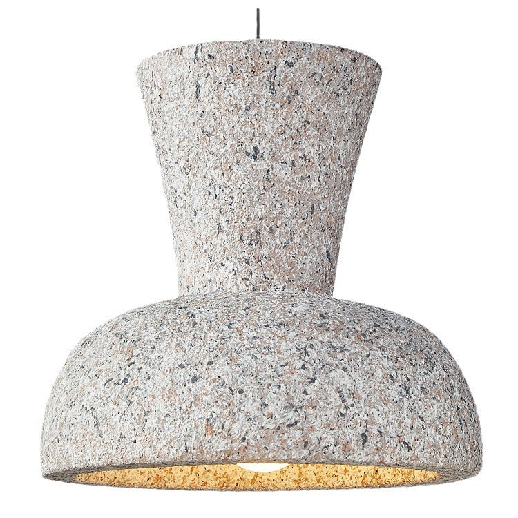 Abat-jour géométrique traditionnel japonais Wabi Sabi 1 lumière pour suspension dans le salon 
