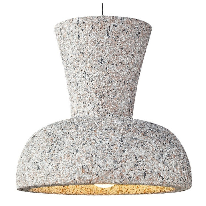 Abat-jour géométrique traditionnel japonais Wabi Sabi 1 lumière pour suspension dans le salon 