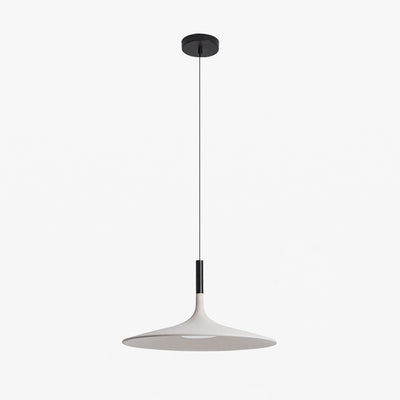 Zeitgenössische skandinavische Eisen-Zement-Runde LED-Pendelleuchte für das Esszimmer 