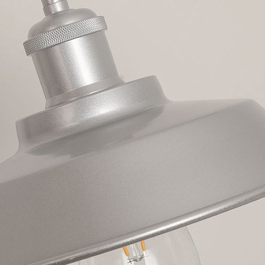 Zeitgenössische industrielle Eisenkegelschirm 1-Licht Wandleuchte für das Esszimmer 
