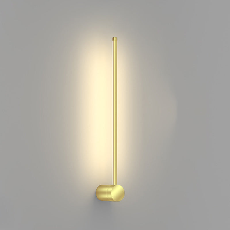 Moderne minimalistische Aluminium geometrische gerade Linie LED Wandleuchte für Wohnzimmer 
