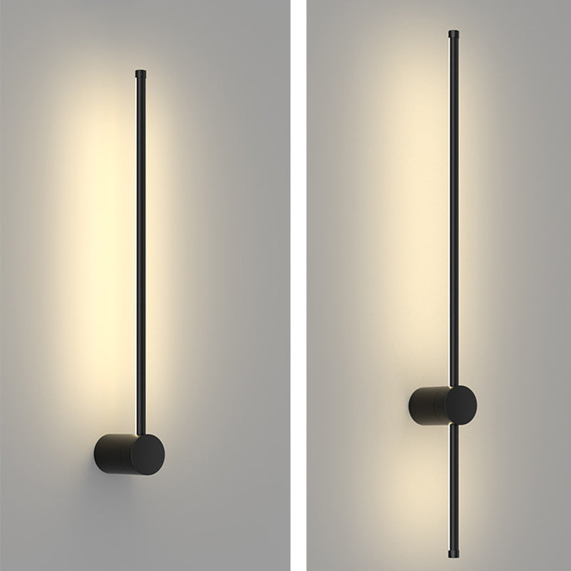 Moderne minimalistische Aluminium geometrische gerade Linie LED Wandleuchte für Wohnzimmer 