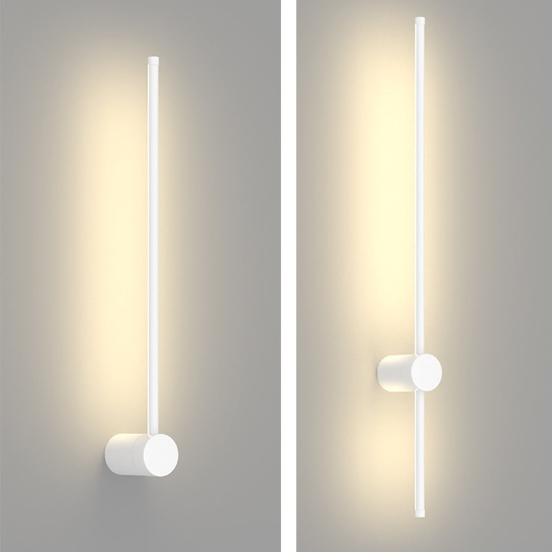 Moderne minimalistische Aluminium geometrische gerade Linie LED Wandleuchte für Wohnzimmer 