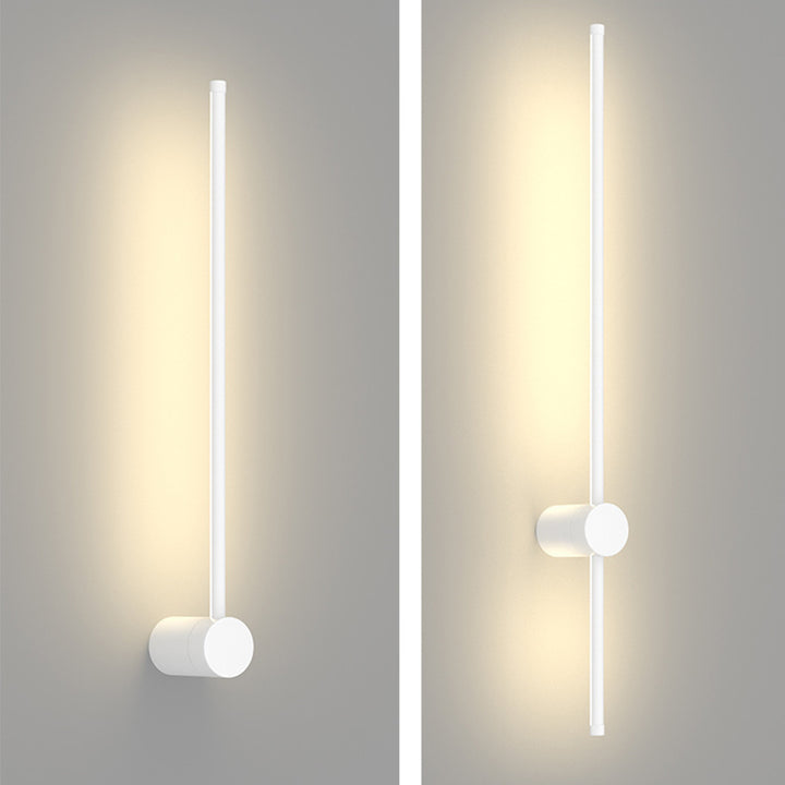 Moderne minimalistische Aluminium geometrische gerade Linie LED Wandleuchte für Wohnzimmer 