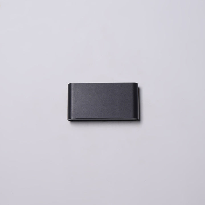 Modern Minimalist Waterproof Rectangle Aluminum LED Outdoor Wall Sconce Lamp For Outdoor Patio