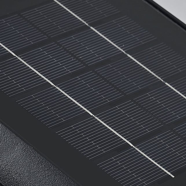 مصباح حائط خارجي مقاوم للماء بتصميم بسيط معاصر بظل مربع من مادة PC وإضاءة LED للطاقة الشمسية للحديقة 