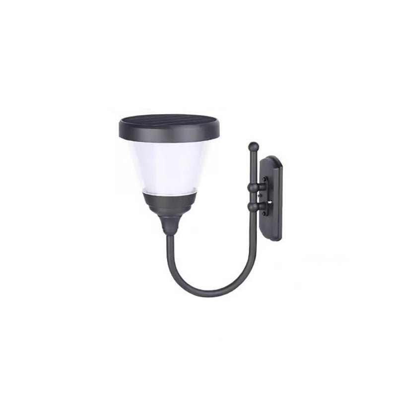 Applique Murale LED Contemporaine en Aluminium avec Bras Arc pour Jardin 