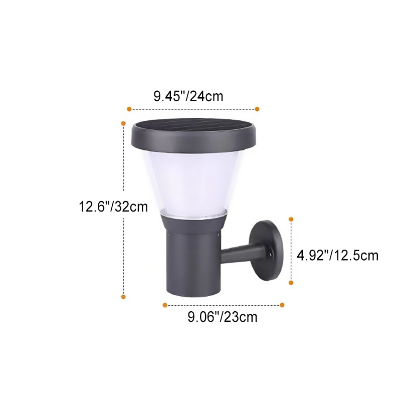 Applique Murale LED Contemporaine en Aluminium avec Bras Arc pour Jardin 