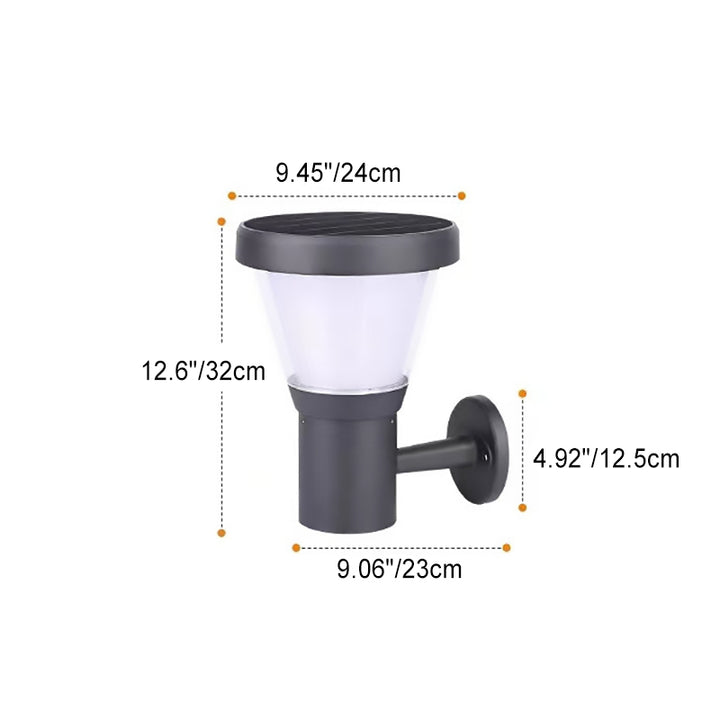 Applique Murale LED Contemporaine en Aluminium avec Bras Arc pour Jardin 