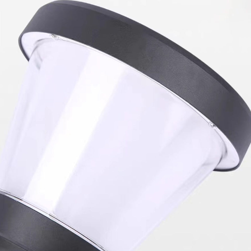 Applique Murale LED Contemporaine en Aluminium avec Bras Arc pour Jardin 