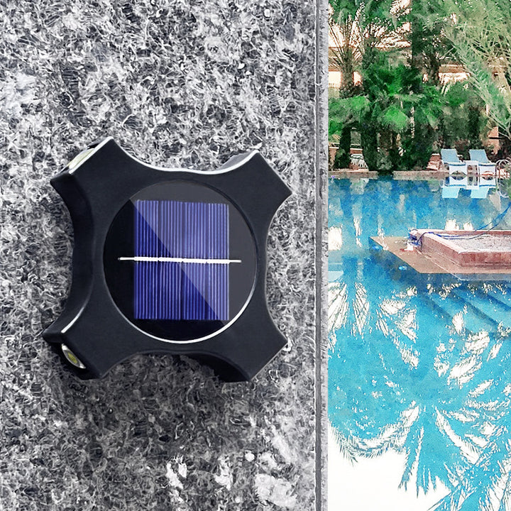 Zeitgenössisches industrielles ABS LED Solar Outdoor Boden-Einsteck Landschaftslicht für Garten 