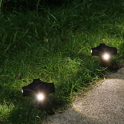 Zeitgenössisches industrielles ABS LED Solar Outdoor Boden-Einsteck Landschaftslicht für Garten 