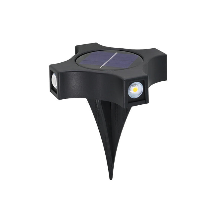 Zeitgenössisches industrielles ABS LED Solar Outdoor Boden-Einsteck Landschaftslicht für Garten 