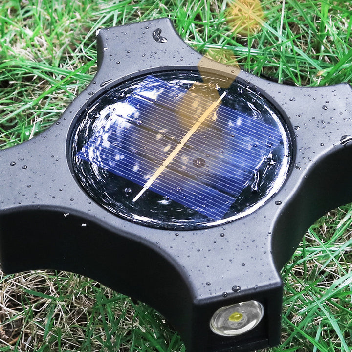 Zeitgenössisches industrielles ABS LED Solar Outdoor Boden-Einsteck Landschaftslicht für Garten 