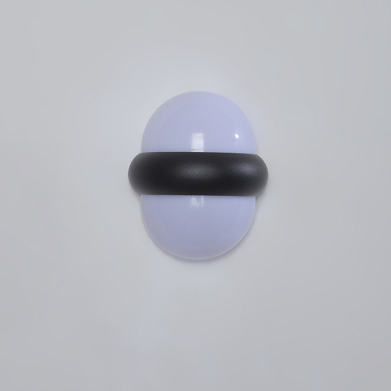 Lámpara de Aplique de Pared Exterior LED de Elipse de Aluminio Impermeable Nórdico Contemporáneo Para Jardín 