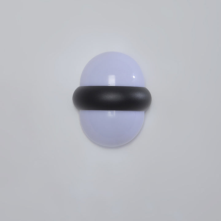 Lámpara de Aplique de Pared Exterior LED de Elipse de Aluminio Impermeable Nórdico Contemporáneo Para Jardín 