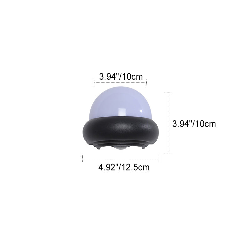 Lámpara de Aplique de Pared Exterior LED de Elipse de Aluminio Impermeable Nórdico Contemporáneo Para Jardín 