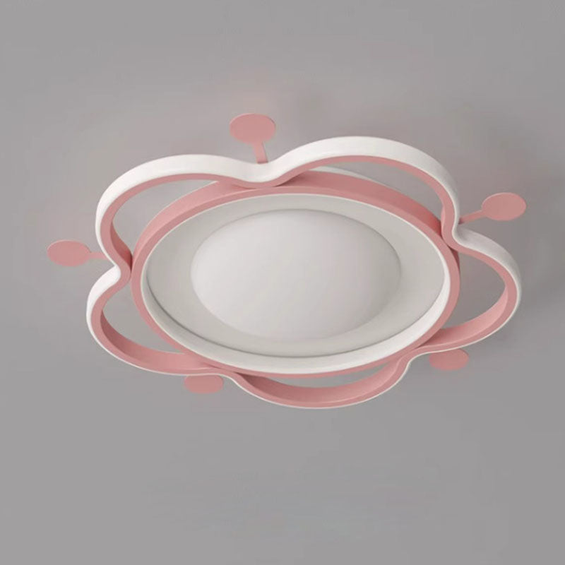 Lámpara de techo LED de montaje empotrado con pantalla de estrella acrílica de hardware nórdico contemporáneo para dormitorio 