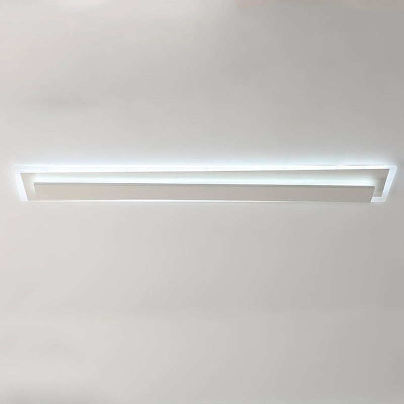 ضوء السقف المثبت بسطح LED بخط مستقيم من الألومنيوم الأكريليكي النوردي المعاصر لغرفة النوم 