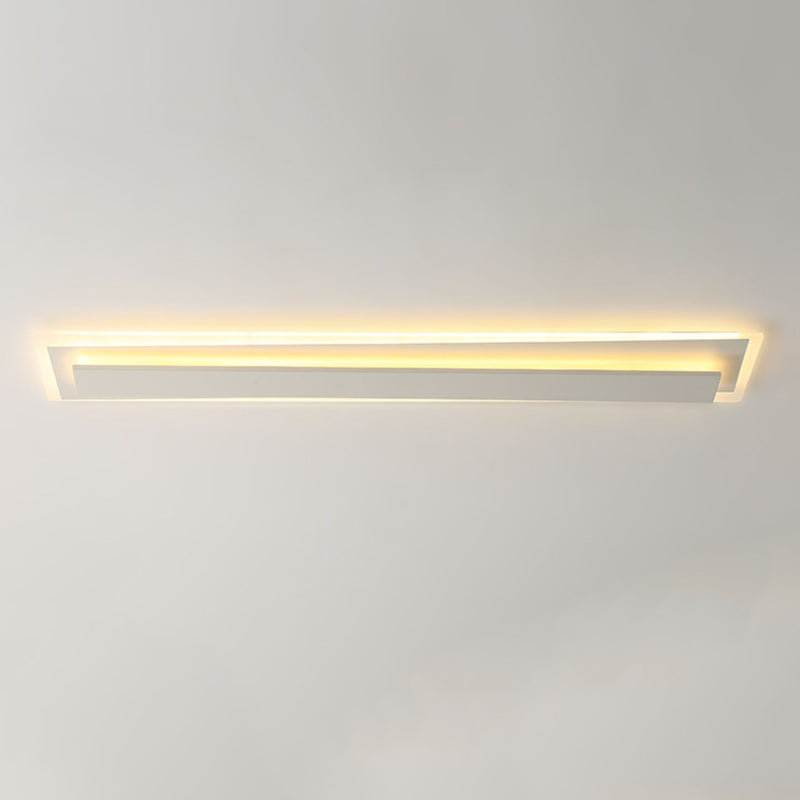 ضوء السقف المثبت بسطح LED بخط مستقيم من الألومنيوم الأكريليكي النوردي المعاصر لغرفة النوم 