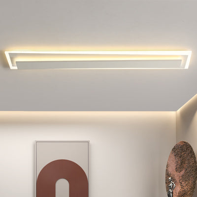 ضوء السقف المثبت بسطح LED بخط مستقيم من الألومنيوم الأكريليكي النوردي المعاصر لغرفة النوم 