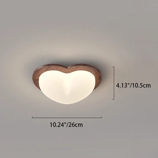 現代北欧ゴムウッドPEスター泡シェードLEDフラッシュマウント天井ライト寝室用 