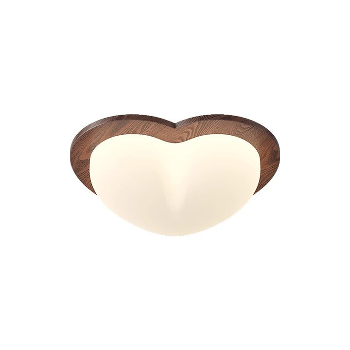 Luz de techo LED empotrada con pantalla de burbuja estrella de PE de madera de caucho nórdica contemporánea para dormitorio 