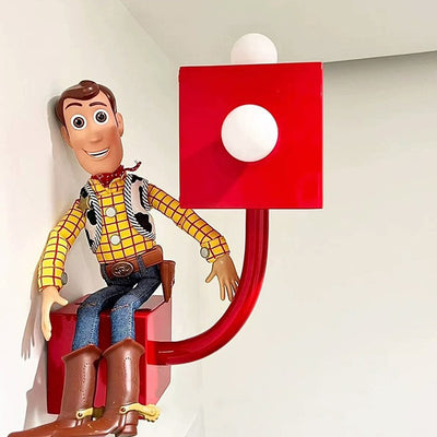 Zeitgenössische skandinavische Eisen-Wandleuchte mit 3 Leuchten für das Esszimmer 