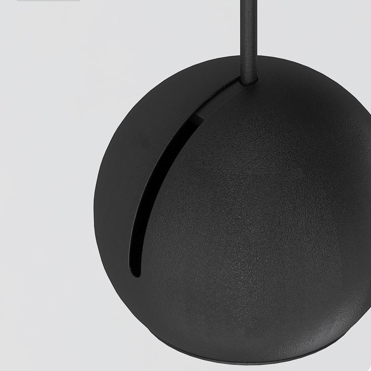 Lámpara de pared LED con pantalla de acrílico y bola de globo de hierro y aluminio escandinavo contemporáneo para sala de estar 